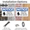 Signmission Do Not Turn On The Water, 10 in W x Rectangle, Plastic OS-2PACK-NS-P-710-L-11394 - alternate 4